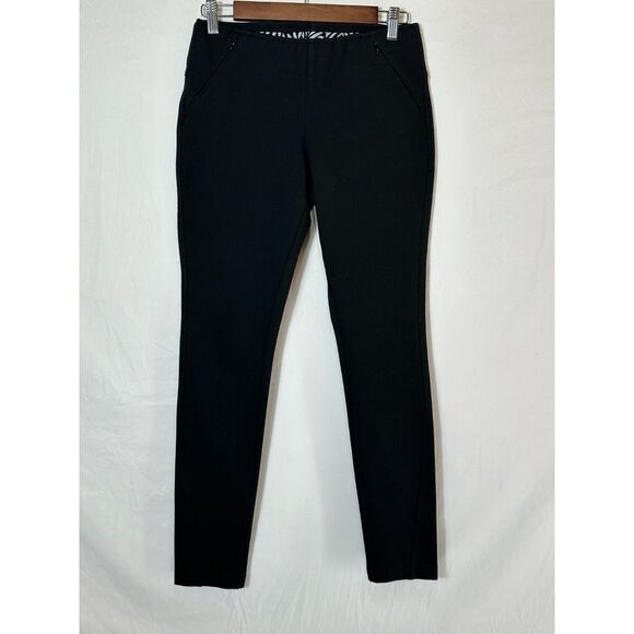 ExOfficio Women's Ponte Knit Minka Pants Straight Leg Mid Rise Stretchy Size 4 - Picture 1 of 5